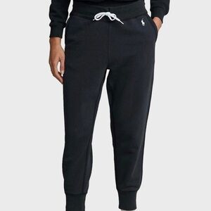 Polo Ralph Lauren Black Joggers with White Accents